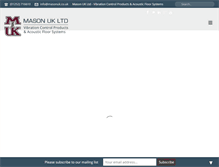 Tablet Screenshot of mason-uk.co.uk
